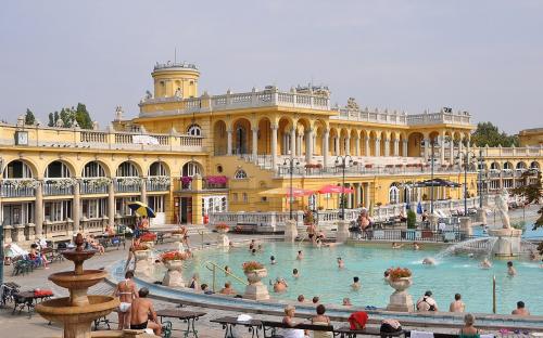 Szechenyi baths in Budapest
