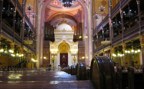 Budapest Synagogue from the inside
